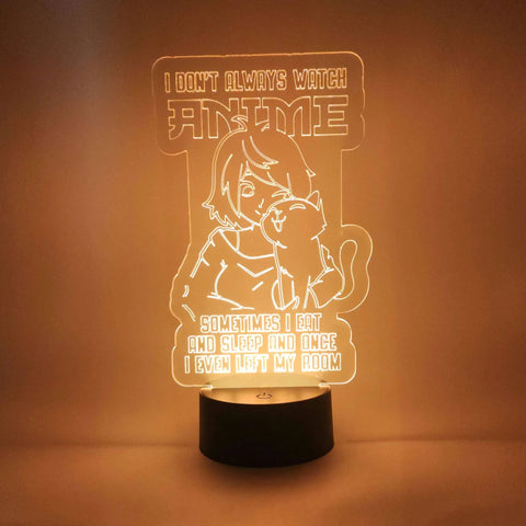 Always Watch Anime LED Light | Anime Gifts | Anime Decor