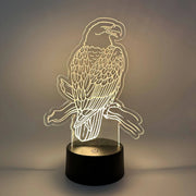 American Bald Eagle LED Lamp | USA Patriotic Wildlife Light