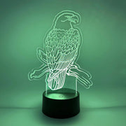 American Bald Eagle LED Lamp | USA Patriotic Wildlife Light