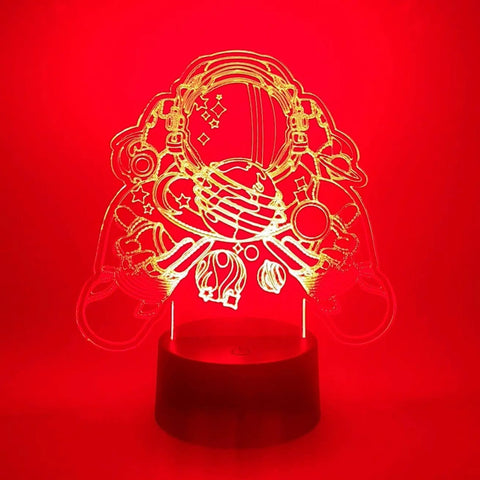 Astronaut Lamp | Galaxy Spaceman & Planets LED Light
