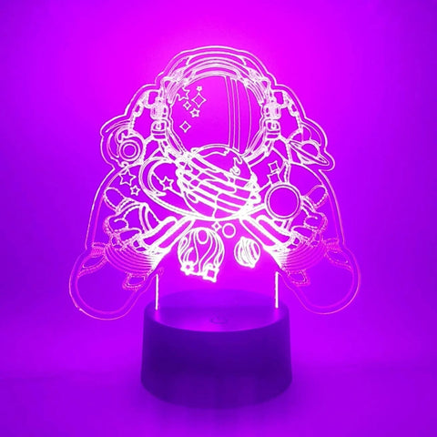 Astronaut Lamp | Galaxy Spaceman & Planets LED Light