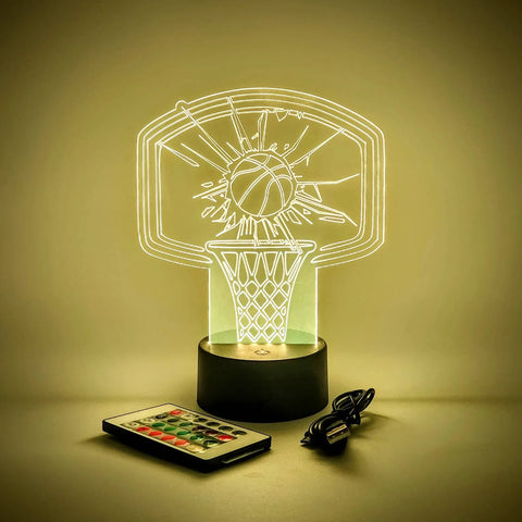 Basketball LED Lamp | Novelty Lighting | Desk Lamp | Sports