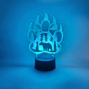 Bear Paw LED Light | Mountain Lodge Bear Claw Lamp | Nature