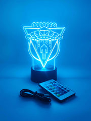 Bigfoot UFO Abduction LED Light | Sasquatch Alien Spaceship