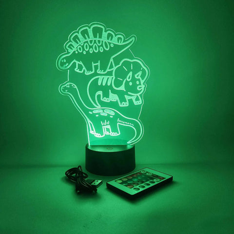 Dinosaur LED Light Lamp | Paleontology & Archaeology Gifts