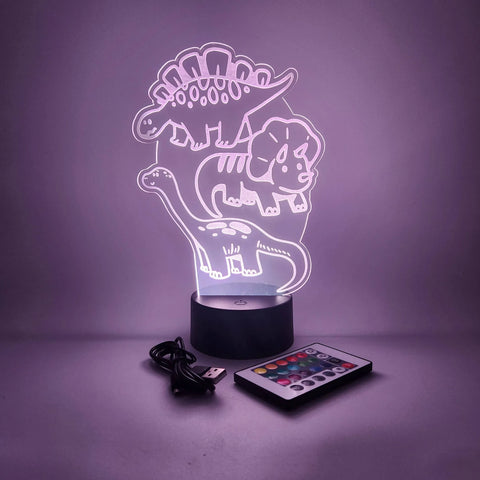 Dinosaur LED Light Lamp | Paleontology & Archaeology Gifts