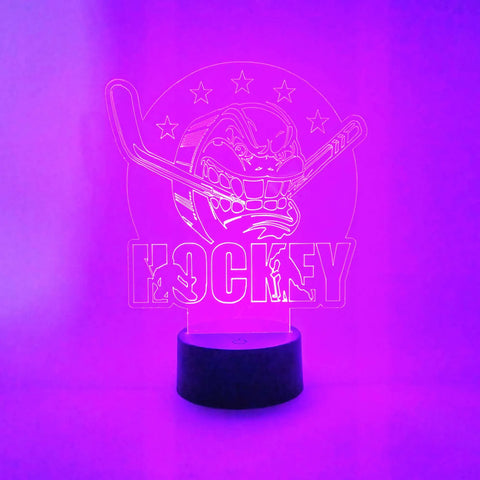 Hockey Lamp | LED Light | Gift for Hockey Players & Fans