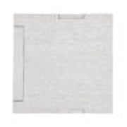 Sunset Trading Dover 24" Large Square Side End Table with Storage Shelves | Cerused White Oak Wood