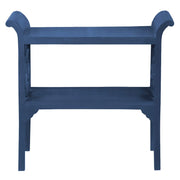 Sunset Trading Cottage Accent Table Console | Navy Blue Solid Wood | Fully Assembled Server