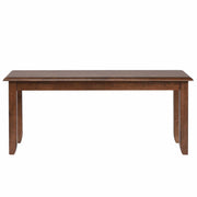 Sunset Trading Simply Brook 42" Dining Bench | Amish Brown Solid Wood | Solid Wood