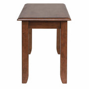 Sunset Trading Simply Brook 42" Dining Bench | Amish Brown Solid Wood | Solid Wood