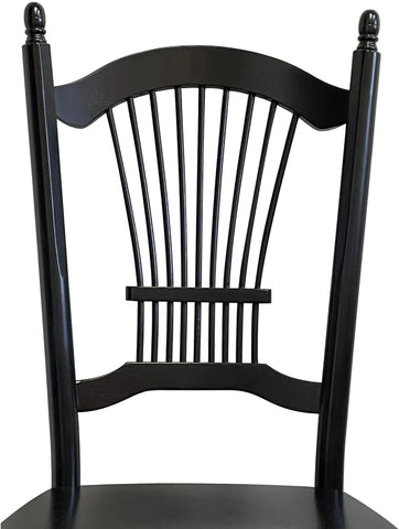 Sunset Trading Black Cherry Selections Allenridge Dining Chair | Antique Black | Set of 2