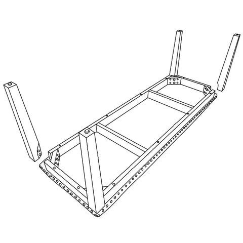 Sunset Trading Cali 50" Upholstered Dining Bench | Brown Solid Wood | Nailheads