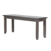 Sunset Trading Shades of Gray 42" Dining Bench