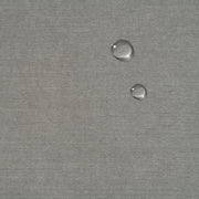 Sunset Trading Americana Box Cushion Slipcovered Ottoman | Performance Fabric Washable Water-Resistant Stain-Proof | Gray