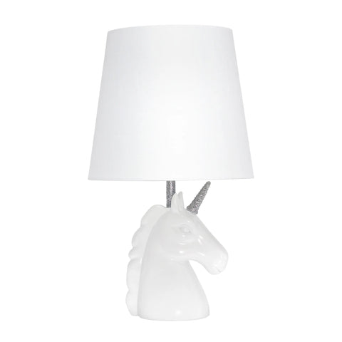 Simple Designs Sparkling Unicorn Table Lamp