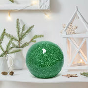 Simple Designs 1 Light Mosaic Stone Ball Table Lamp