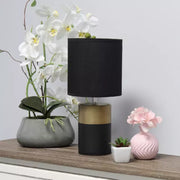 Simple Designs Two Toned Basics Table Lamp