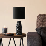 Simple Designs Sculpted Ceramic Table Lamp