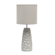 Simple Designs Sculpted Ceramic Table Lamp