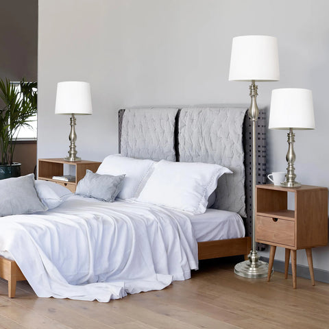 Lalia Home Perennial Morocco Classic 3 Piece Metal Lamp Set (2 Table Lamps, 1 Floor Lamp)