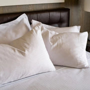 T-310 White Blended 6MM Satin Stripe Sheets - Pack Of: 1