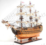 Exclusive Edition of the H.M.S. Victory Model Ship on Wooden Base