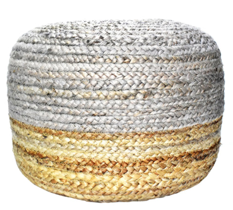 Jute Pouf