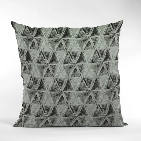 Plutus Noir Stars Velvet With Foil Printing Luxury Throw Pillow