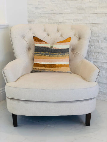 Plutus Bahia Belle Striped Luxury Throw Pillow