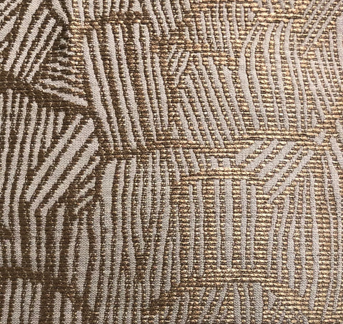 Plutus Metallic Bronze  Luxury Throw Pillow