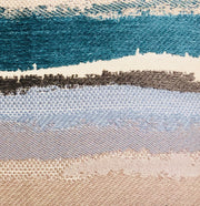 Plutus Blue Stone River Sand Multi Color Luxury Throw Pillow