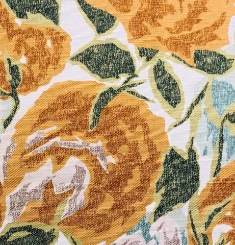 Plutus Dahlia Jardin Floral Brown and Green Luxury Throw Pilow