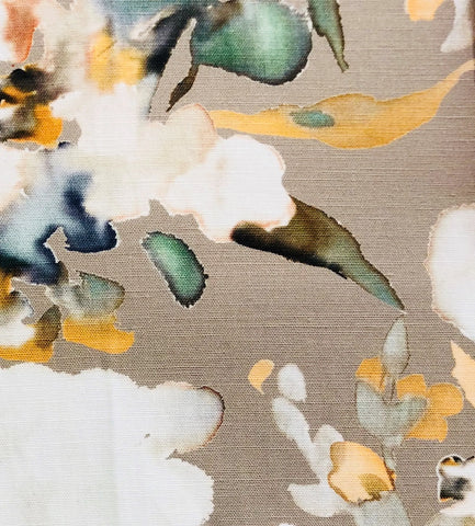 Plutus Maya De Aqua Floral Multi Color Luxury Throw Pillow