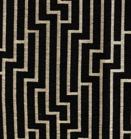 Plutus Posh Lady Black and Beige Tones Luxury Throw Pillow