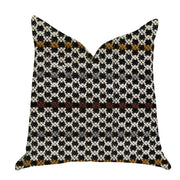 Plutus Poppy Chic Woven Luxury Throw Pillow in Multi Color