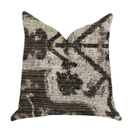 Plutus Metro Pulse Beige and Grey Tones Luxury Throw Pillows