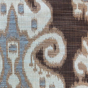 Plutus Paragon Brown, Blue and Beige Luxury Throw Pillow