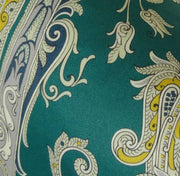 Plutus Annalise Blue Yellow and Green Handmade Luxury Pillow