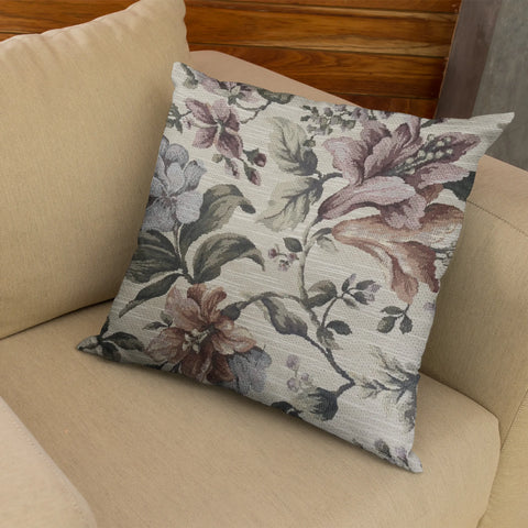 Plutus Harmony Meadows  Multicolor Luxury Throw Pillow