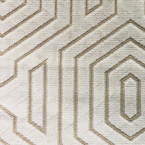 Plutus Pearly Velvet Gray Geometric Luxury Throw Pillow