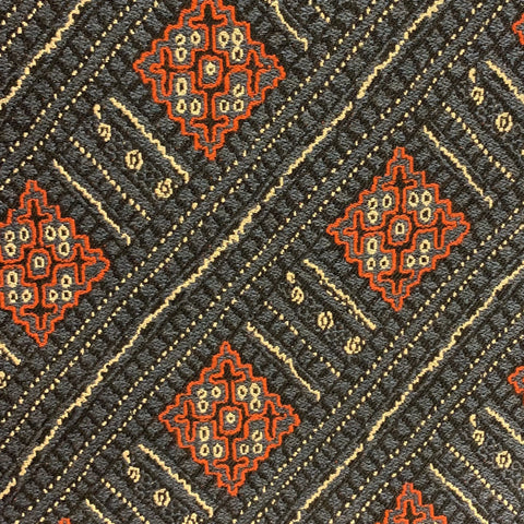 Plutus Cobalt Lattice Blue Geometric Luxury Outdoor/Indoor Throw Pillow