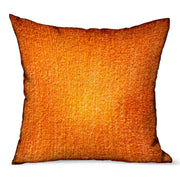 Plutus Bittersweet Ember Orange Solid Luxury Outdoor/Indoor Throw Pillow