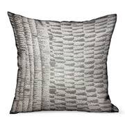 Plutus Epoxi River Gray Dobby Luxury Outdoor/Indoor Throw Pillow