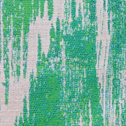 Plutus Green Avalanche Green Ikat Luxury Outdoor/Indoor Throw Pillow