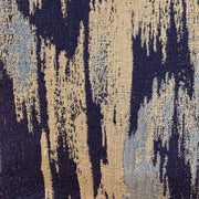 Plutus Ocean Avalanche Blue Ikat Luxury Outdoor/Indoor Throw Pillow