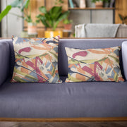 Plutus Multi-Color Graphic Print Luxury Throw Pillow