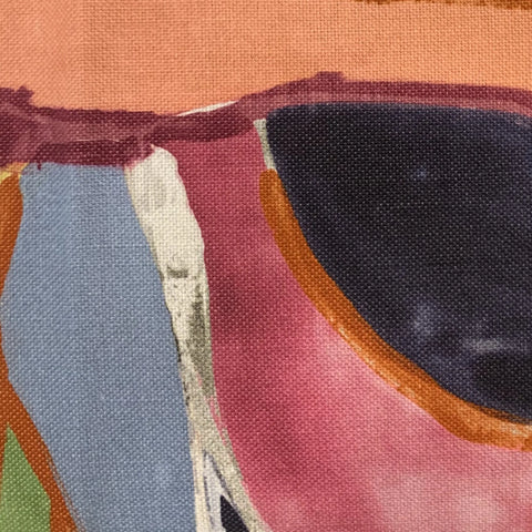 Plutus Multi-Color Modern Art Graphic Print Luxury Throw Pillow