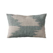 Plutus Blue Faded Abstract Luxury Throw Pillow