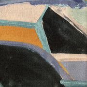 Plutus Blue Modern Print Graphic Print Luxury Throw Pillow